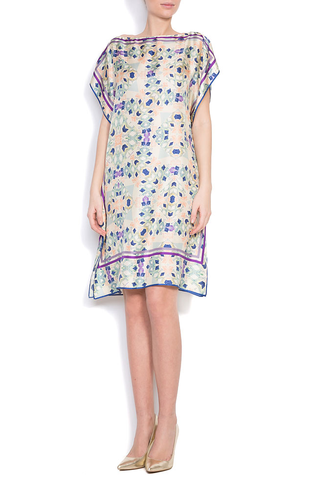Printed silk dress Marie Nouvelle image 0