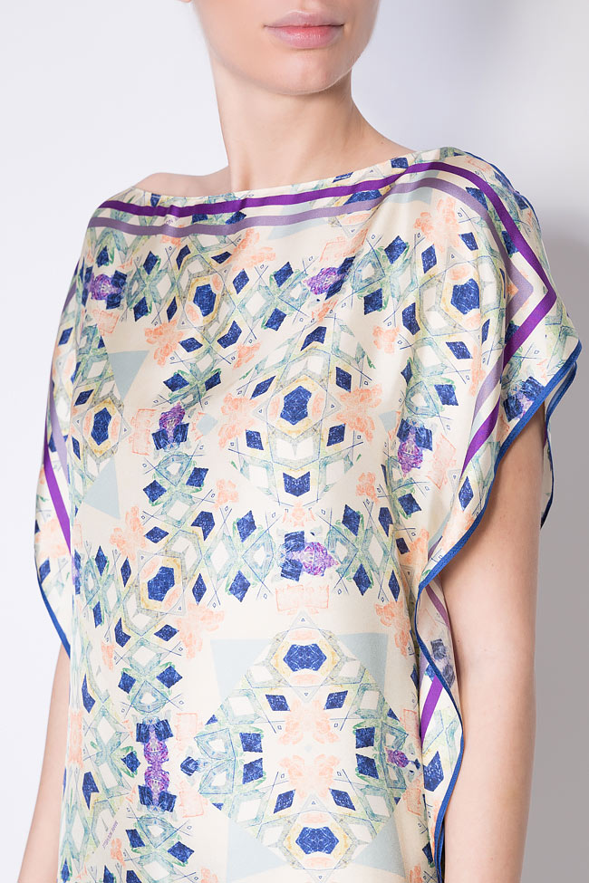 فستان من الحرير المطبع  ماريه نوفييل image 3