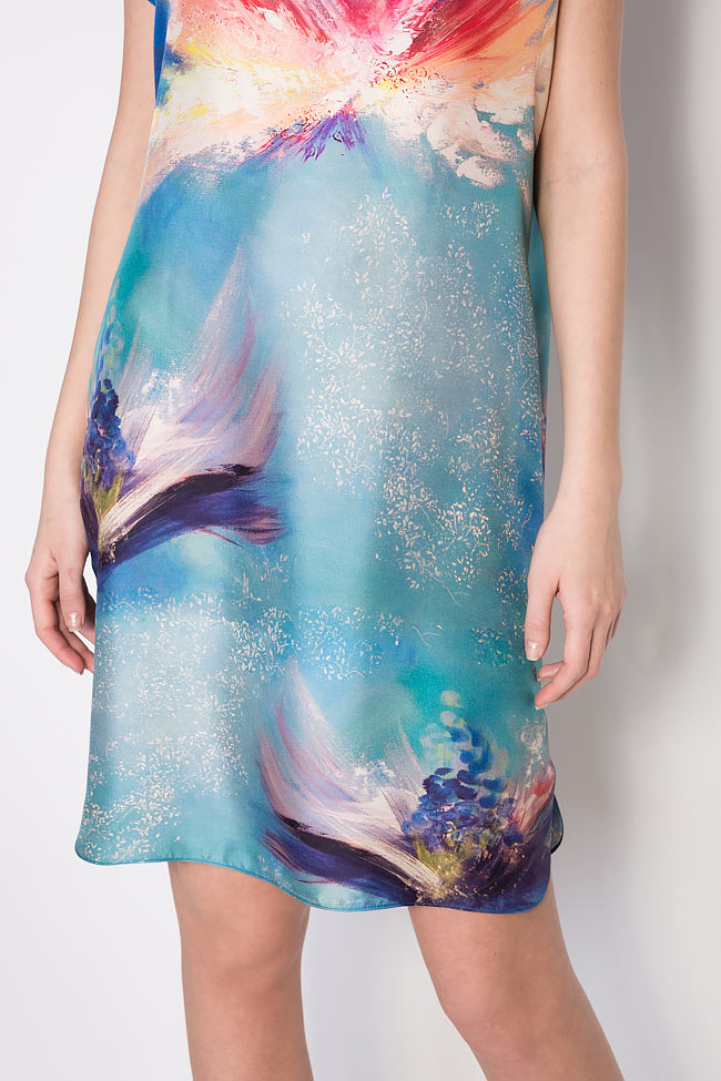 فستان من الحرير المطبع ماريه نوفييل image 3
