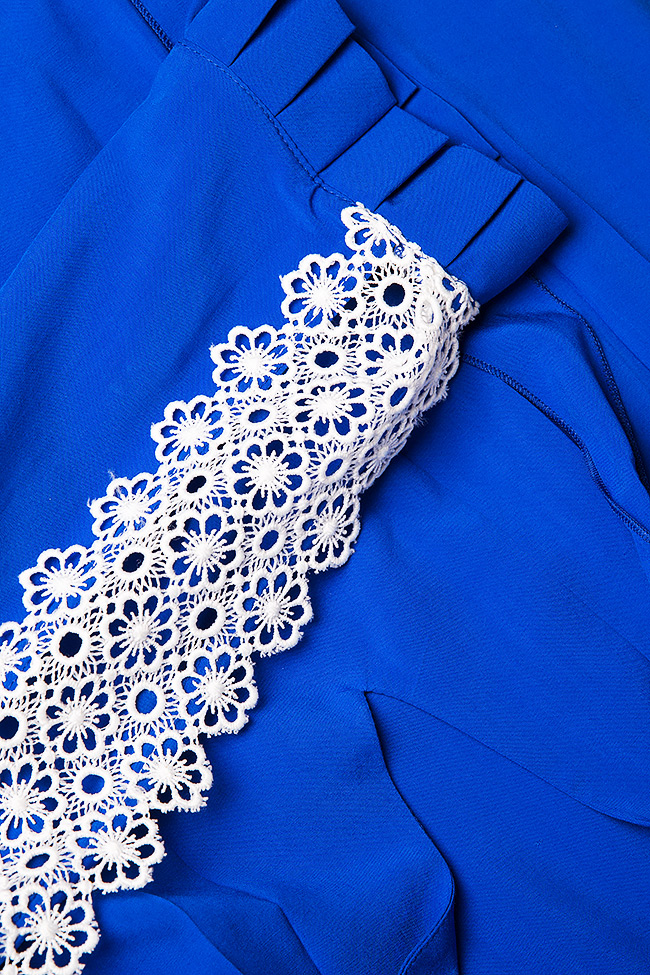 Lace-trimmed cotton blouse Izabela Mandoiu image 4