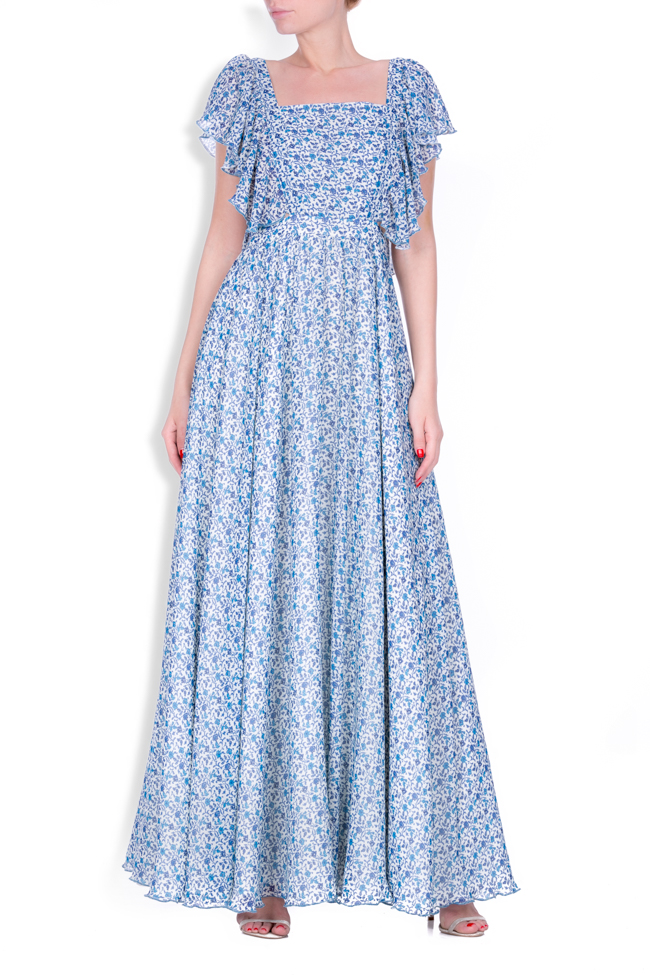 فستان من الكريب من مزيج الحرير زينون image 0