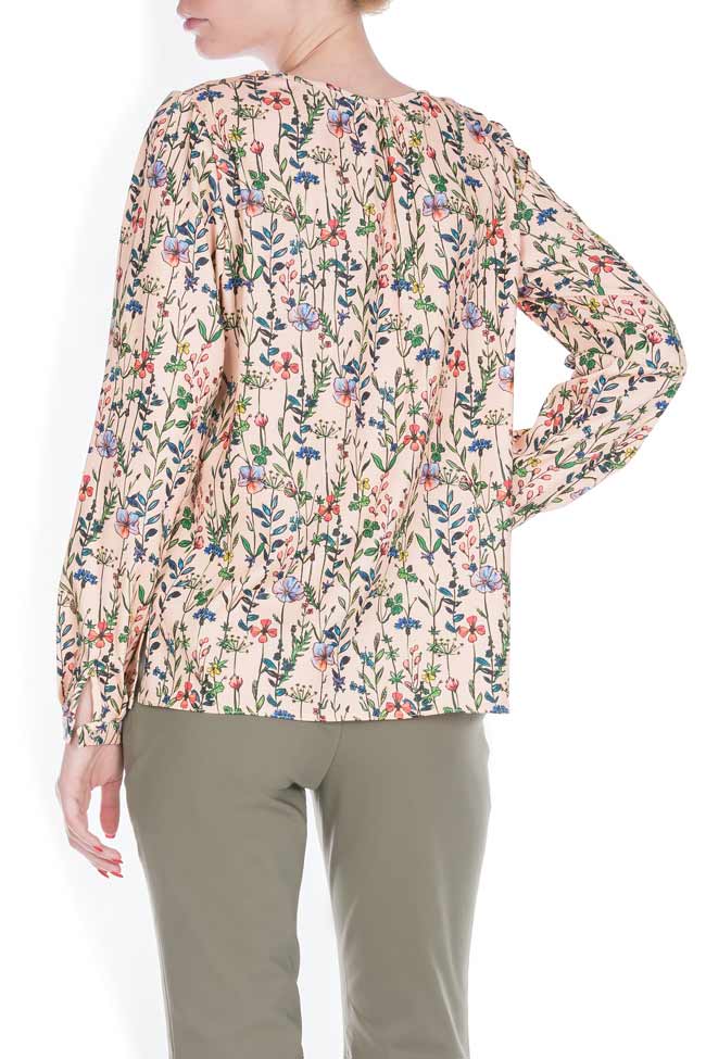 Bluza cu imprimeu floral Lure imagine 2
