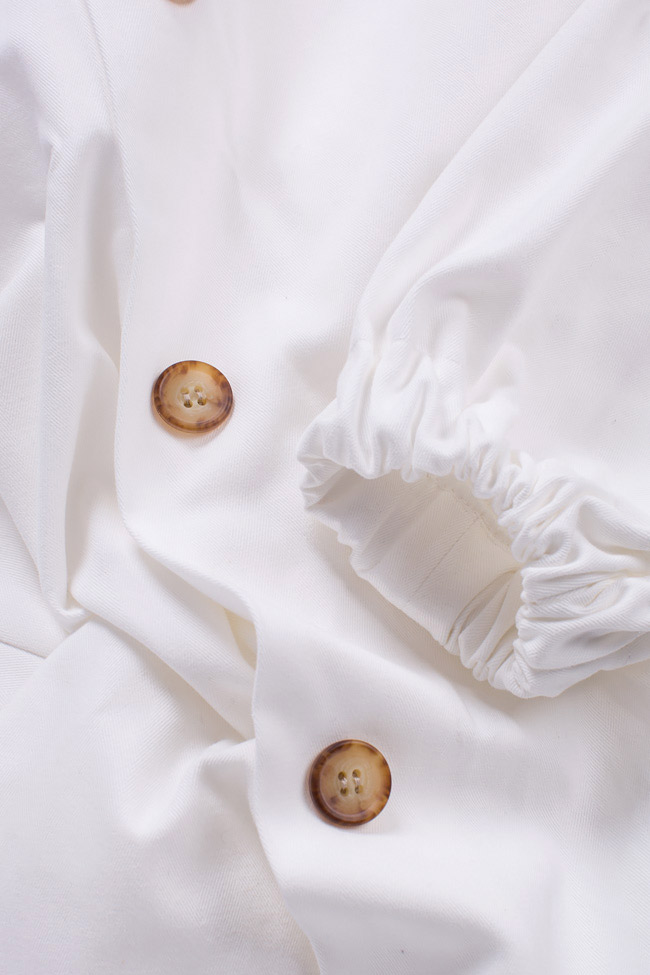Cotton dress with detachable sleeves Zenon image 4