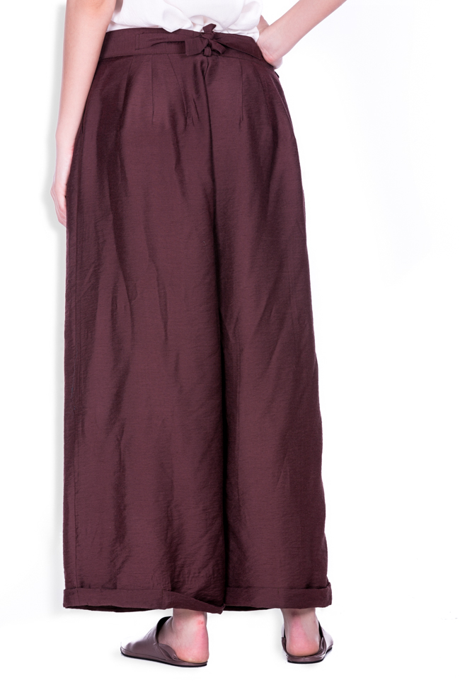Flower Wine linen-blend pants Studio Cabal image 2