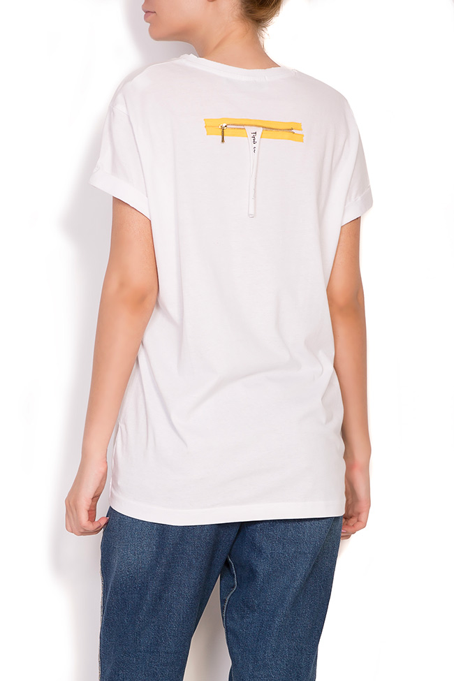 T-shirt en coton avec imprimé Larisa Dragna image 2