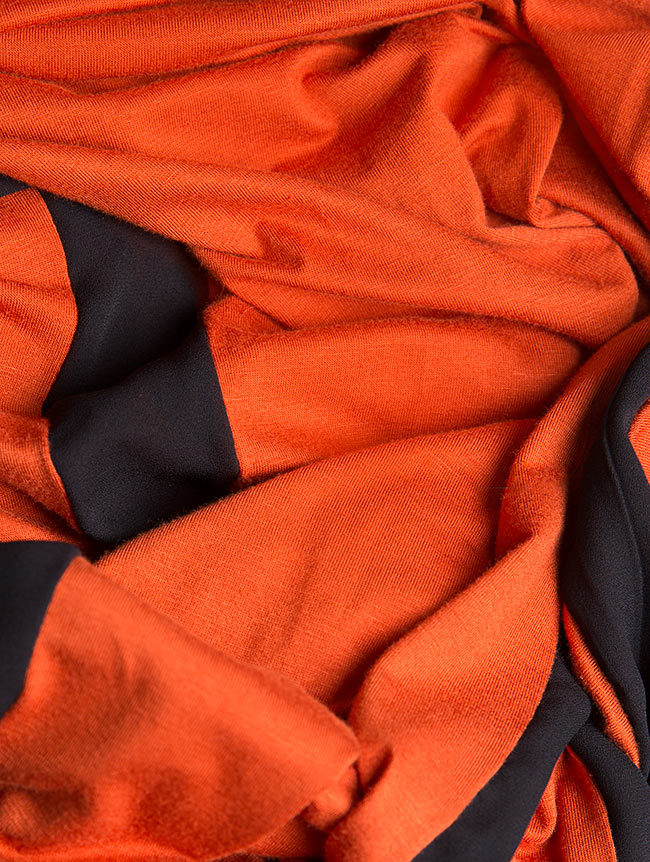 Stripe Orange jersey maxi dress Studio Cabal image 4