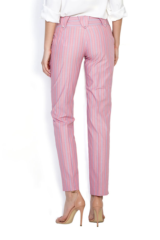 Pantalon taille basse en coton avec poches Grigori Ciliani image 2