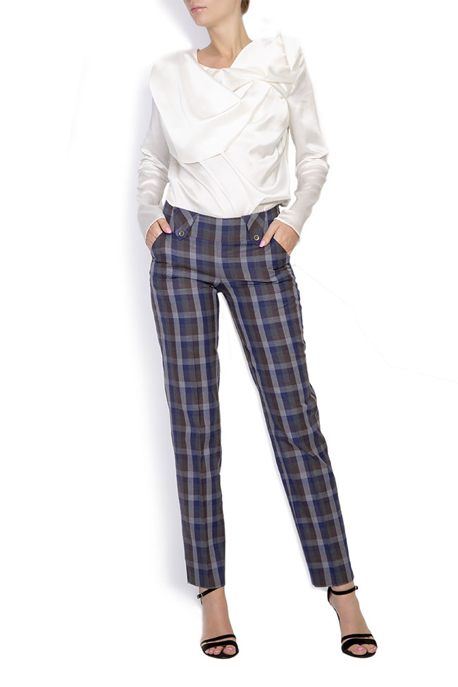 pantalon taille basse en coton avec poches Grigori Ciliani image 0
