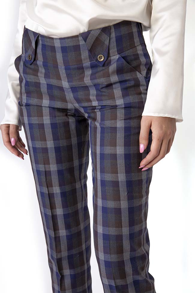 pantalon taille basse en coton avec poches Grigori Ciliani image 3