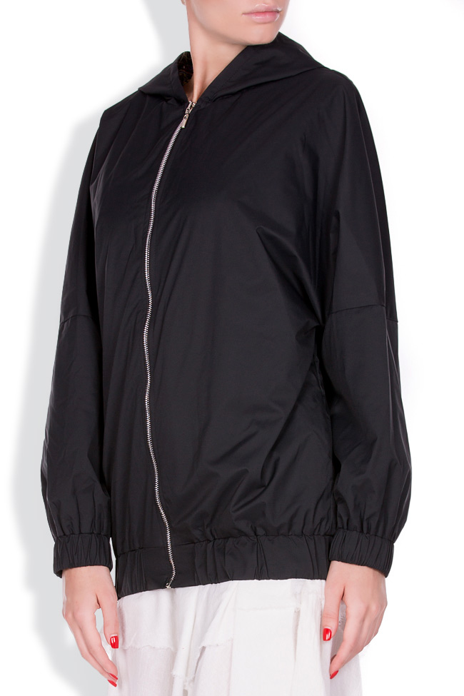 Hooded shell bomber jacket AD The Brand image 1