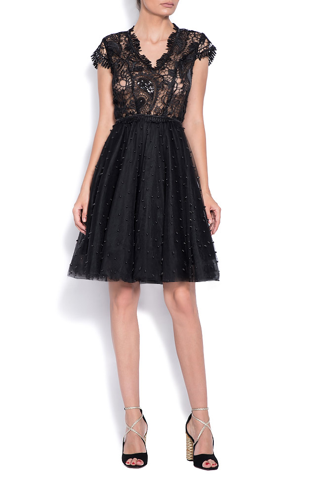 Embellished tulle and lace dress Bien Savvy image 0