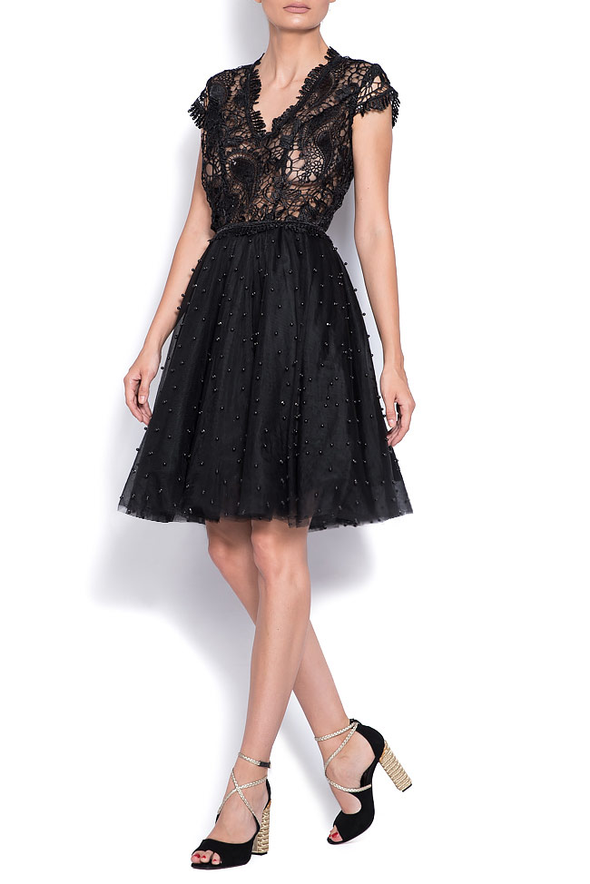 Embellished tulle and lace dress Bien Savvy image 1