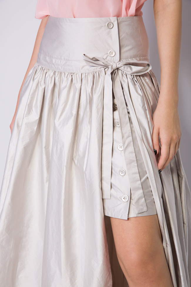 Asymmetric twill skirt Alexandra Ghiorghie image 3