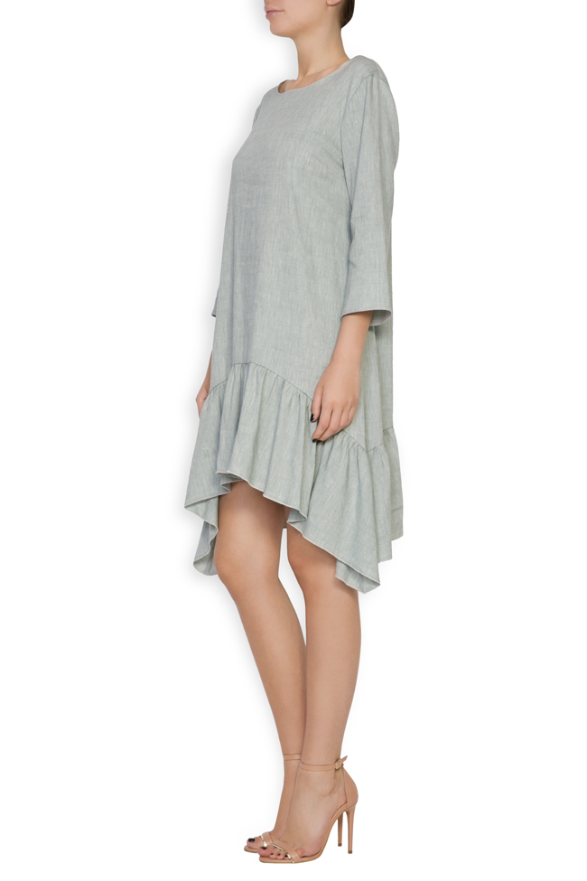 Asymmetric linen dress Bluzat image 1