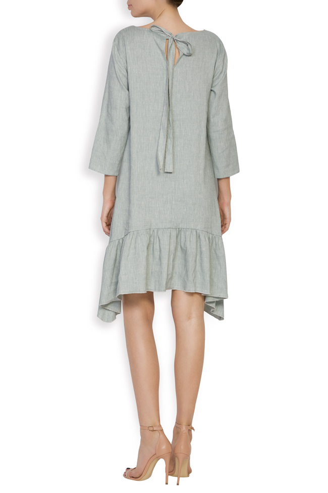 Asymmetric linen dress Bluzat image 2