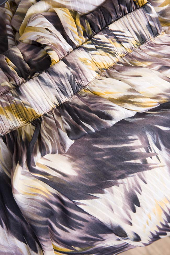 Silk-blend printed jumpsuit Daniela Barb image 4