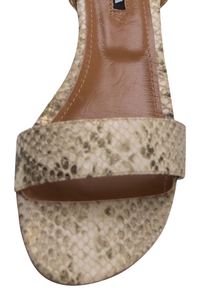 Sandales en cuir façon python Zaza10 Ginissima image 3
