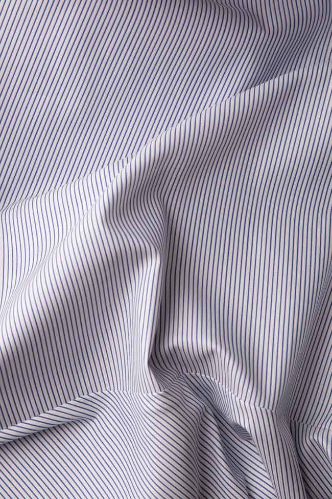 Striped asymmetric cotton-blend skirt Undress image 5