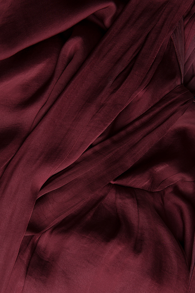 Robe asymétrique en voile Monica Alexandra Ghiorghie image 4