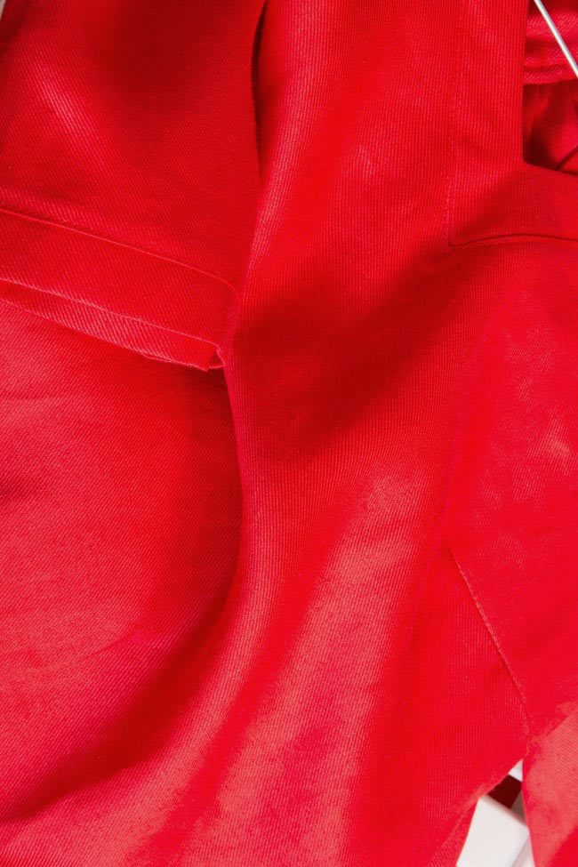 Robe en lin mélangé avec découpes Mary DALB by Mihaela Dulgheru image 4