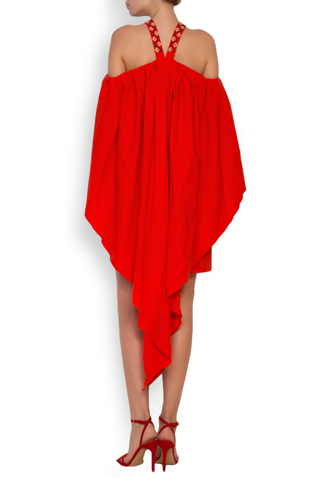 Robe asymétrique en coton avec les épaules dénudées  Maressia image 2