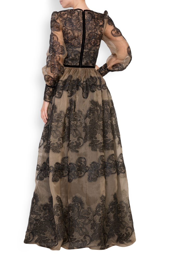 فستان سهرة Amadeea من اورجانزا الحرير و الدانتيل كوزمينا انجليزيان image 2