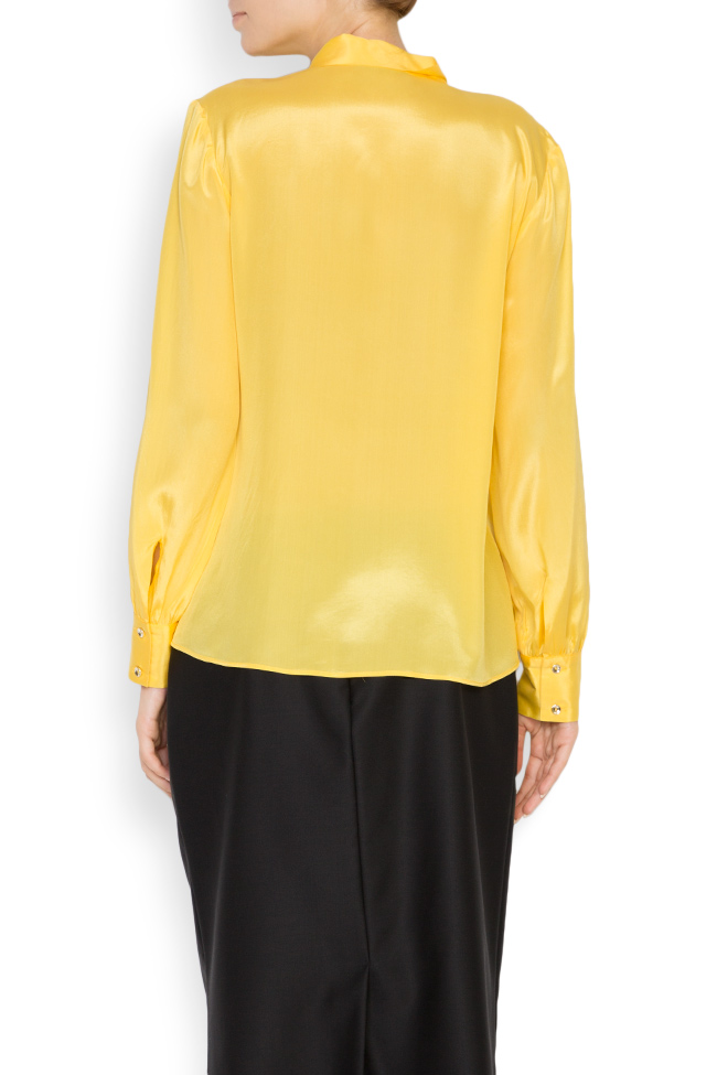 قميص من فوال الحرير مع حجاب اكوب  ا بورتي image 2