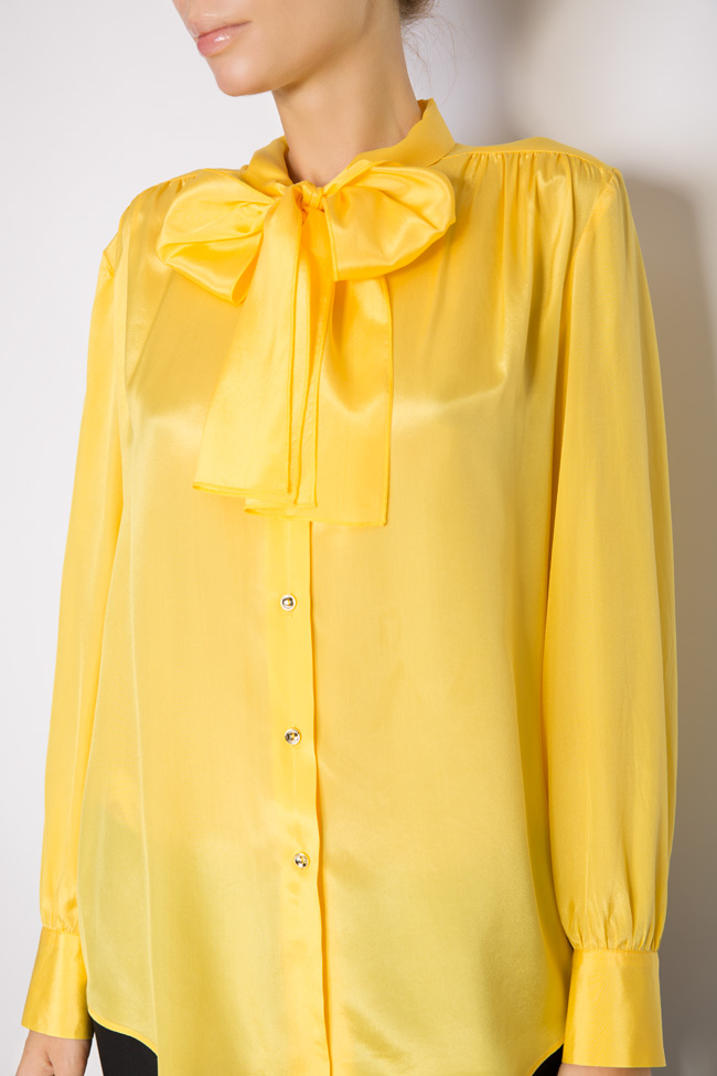 قميص من فوال الحرير مع حجاب اكوب  ا بورتي image 3
