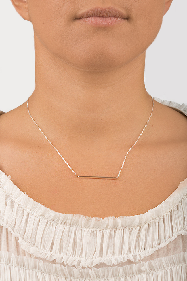 Silver necklace Snob. image 3