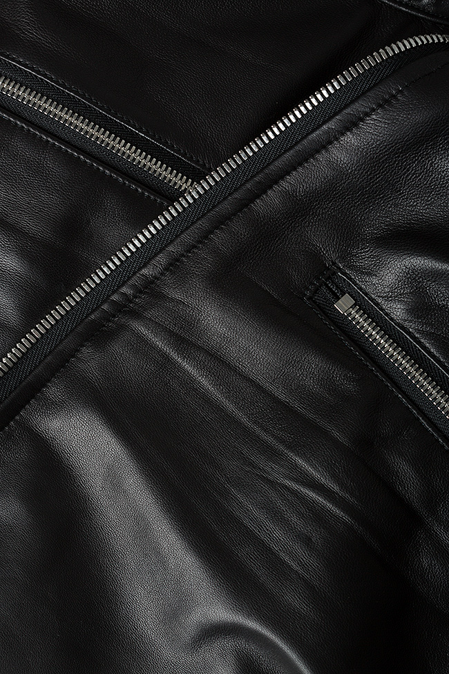 Leather mini skirt LUWA image 4