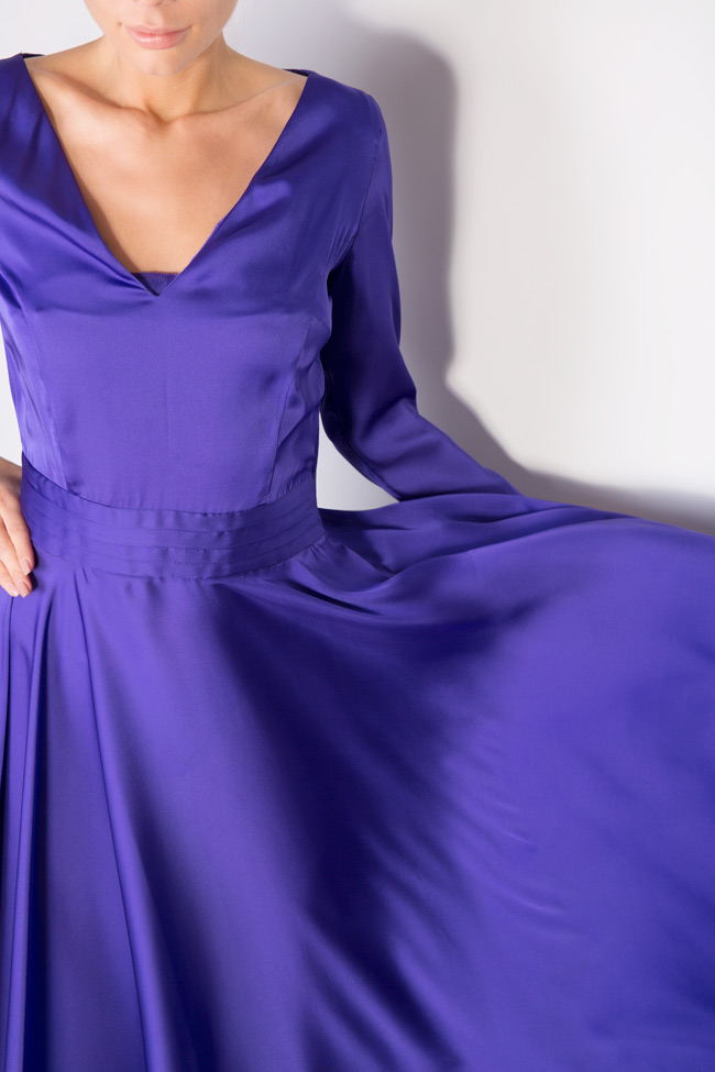 Silk chiffon gown  Couture de Marie image 3