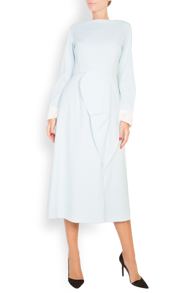 فستان ميدي مع اكمام من الحرير لرم image 0