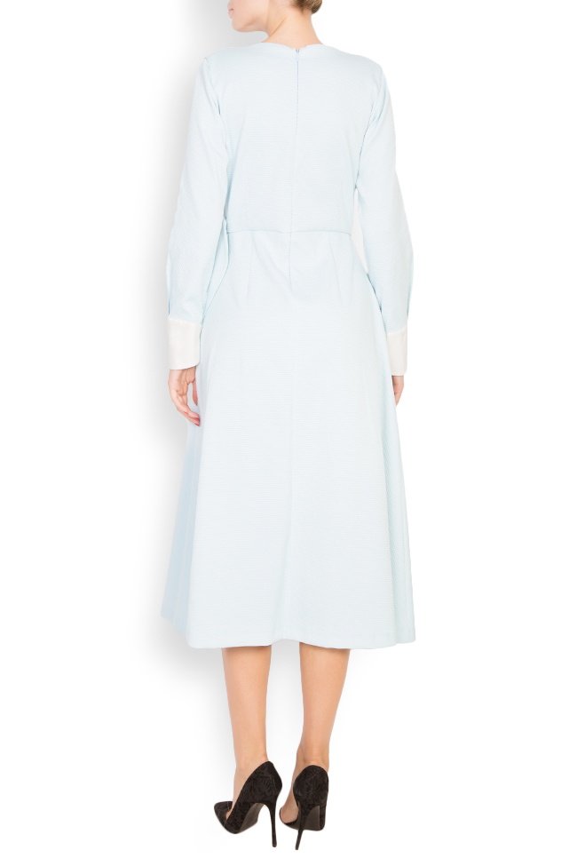 فستان ميدي مع اكمام من الحرير لرم image 2