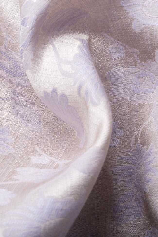 Asymmetric ruffled brocade skirt DALB by Mihaela Dulgheru image 4