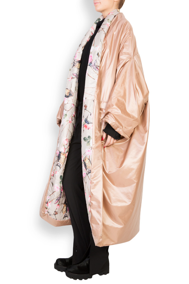 Manteau surdimensionné en nylon Pink Poncho Studio Cabal image 1