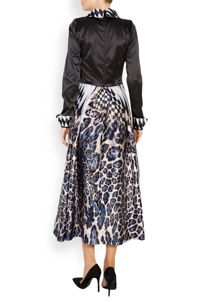 فستان من تافتا الحرير المطبع Alice فيتوريا image 2