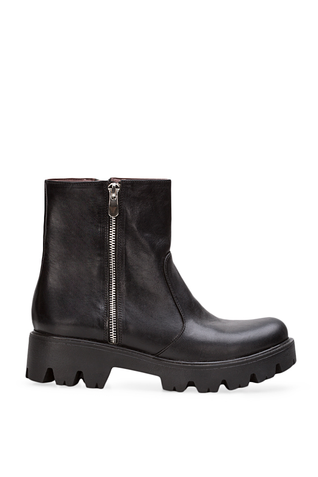 Bottines en cuir Zenon image 0