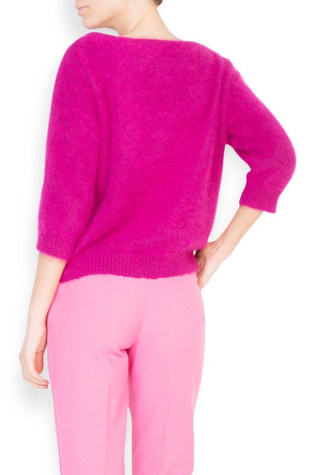 Pull en laine Angora Pink Emotions Argo by Andreea Buga image 2