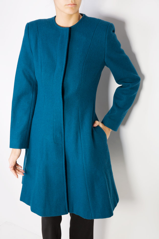 Wool-blend coat Mariana Ciceu image 3