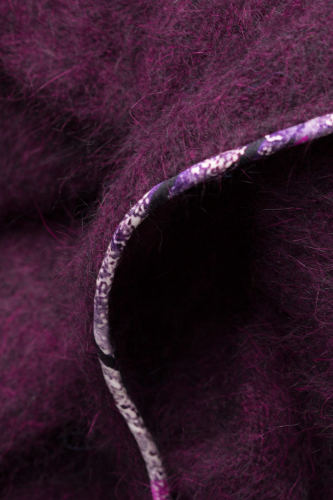 Pull surdimensionné en laine angora et soie Argo by Andreea Buga image 4