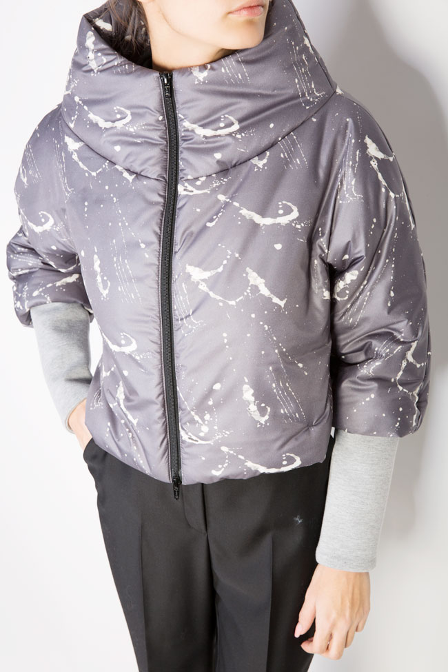 Oner printed quilted shell cropped jacket  Alexandra Ghiorghie image 2