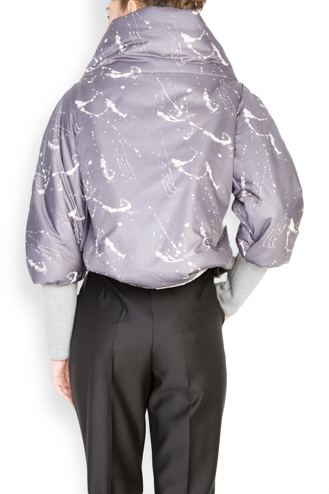 Oner printed quilted shell cropped jacket  Alexandra Ghiorghie image 3