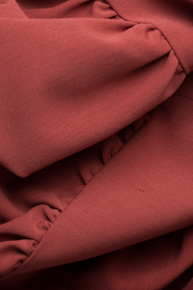 Robe asymétrique en coton avec volants Bluzat image 4