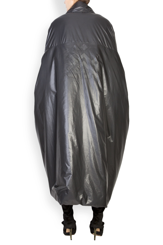 Black Poncho oversized shell jacket Studio Cabal image 2