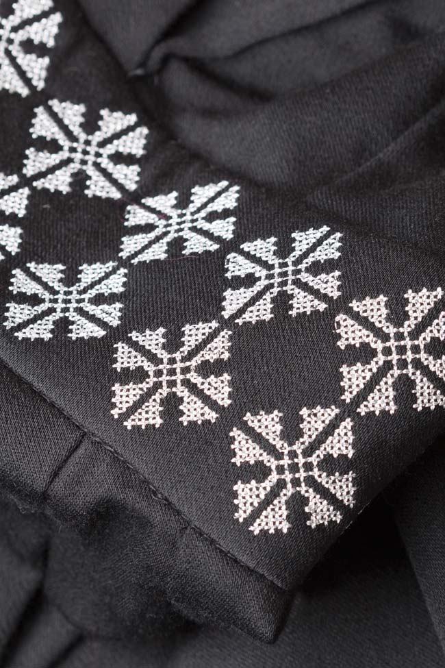 Combinaison en laine avec ceinture brodée Izabela Mandoiu image 4