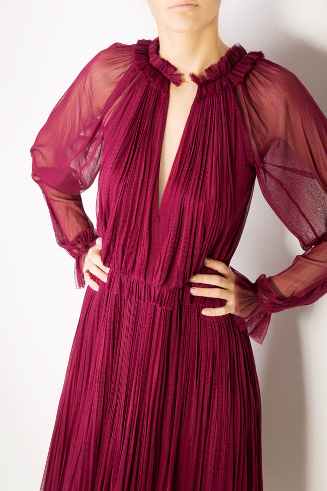 فستان كارولينا  من تول الحرير  مايا راتسيو image 3