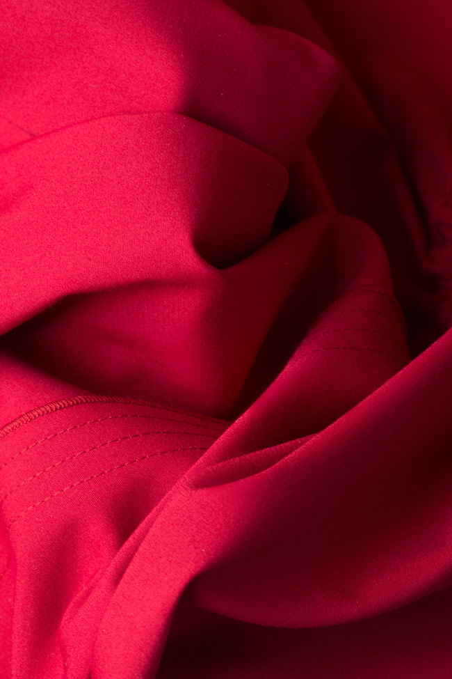 Robe asymétrique en crêpe de coton Bluzat image 4