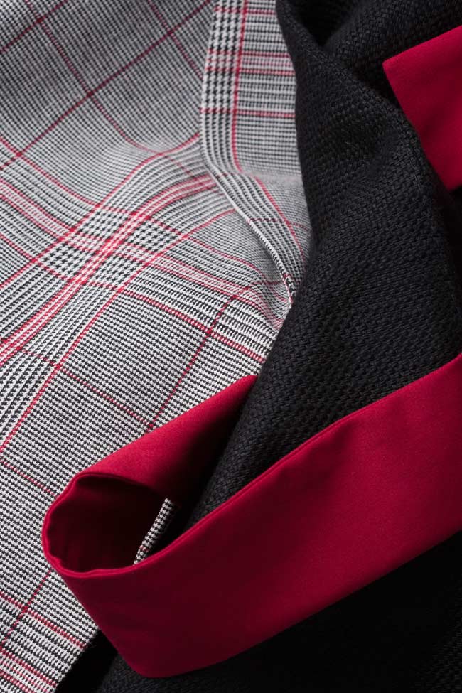 Checked wool-blend coat  Bluzat image 4