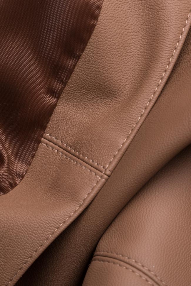 Faux leather midi skirt Acob a Porter image 4