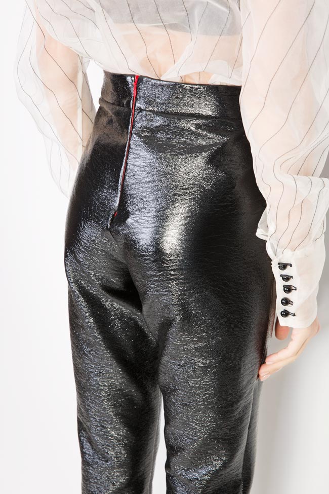 Faux leather skinny pants Lucia Olaru image 2